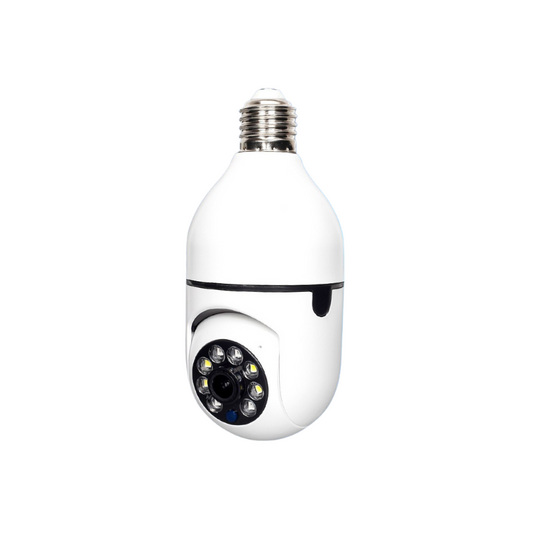 360 Light Bulb Surveillance Camera (White)